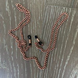 ASOS Design Sunglass chain in rose gold